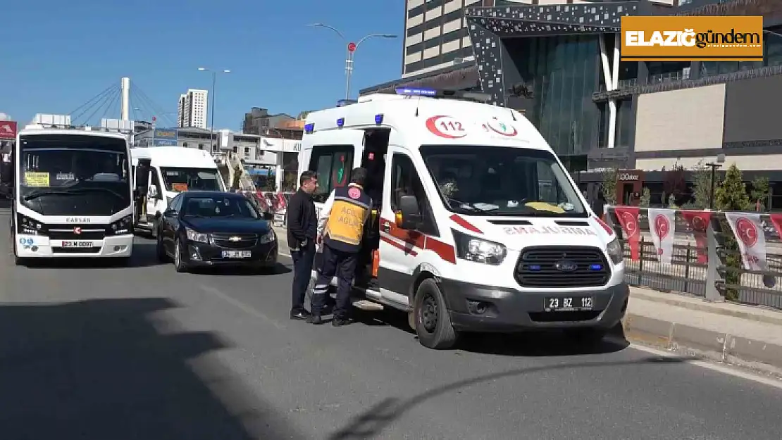 Elazığ'da trafik kazası: 2 yaralı