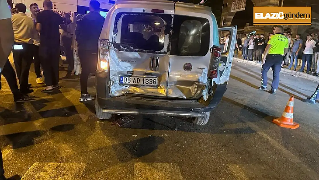 Elazığ'da trafik kazası: 2 yaralı