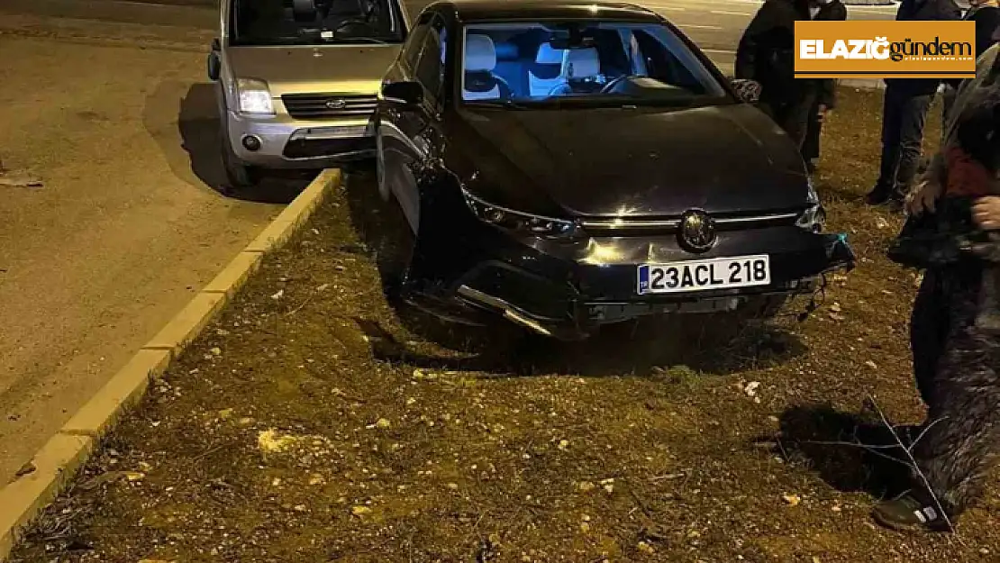 Elazığ'da trafik kazası: 2 yaralı