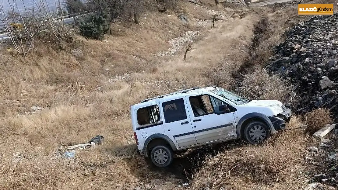 Elazığ'da trafik kazası: 2 yaralı