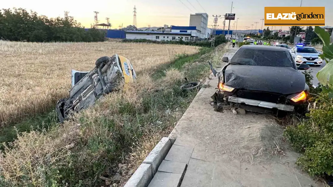 Elazığ'da trafik kazası: 3 yaralı