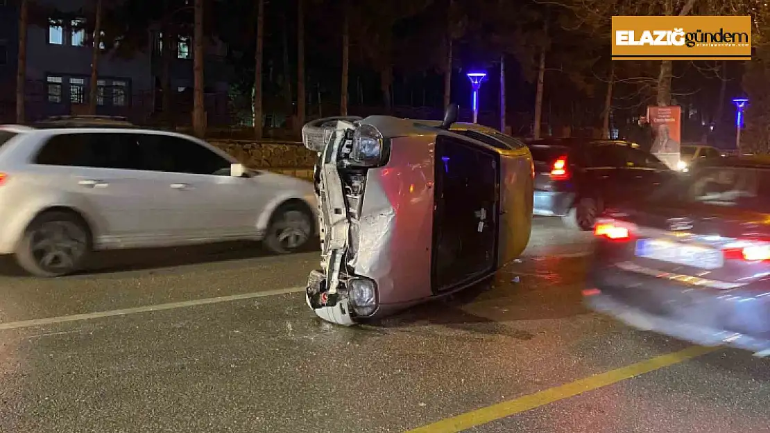 Elazığ'da trafik kazası: 3 yaralı