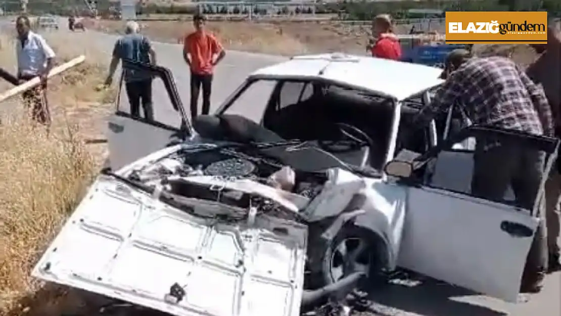 Elazığ'da trafik kazası: 3 yaralı