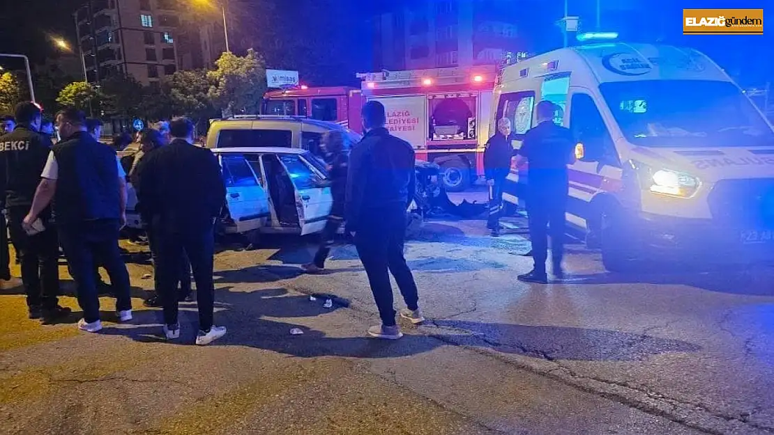 Elazığ'da trafik kazası: 3 yaralı