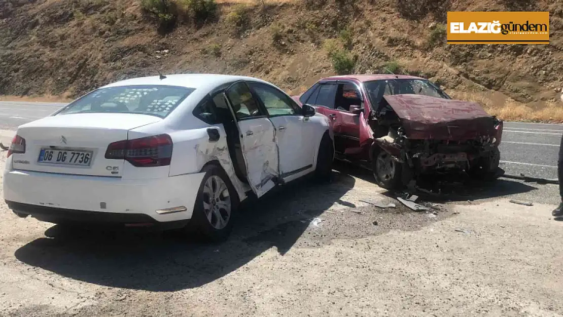 Elazığ'da trafik kazası: 4 yaralı