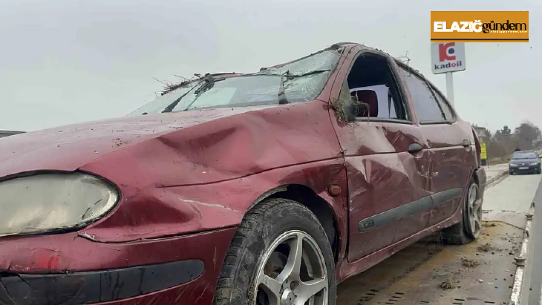 Elazığ'da trafik kazası: 4 yaralı