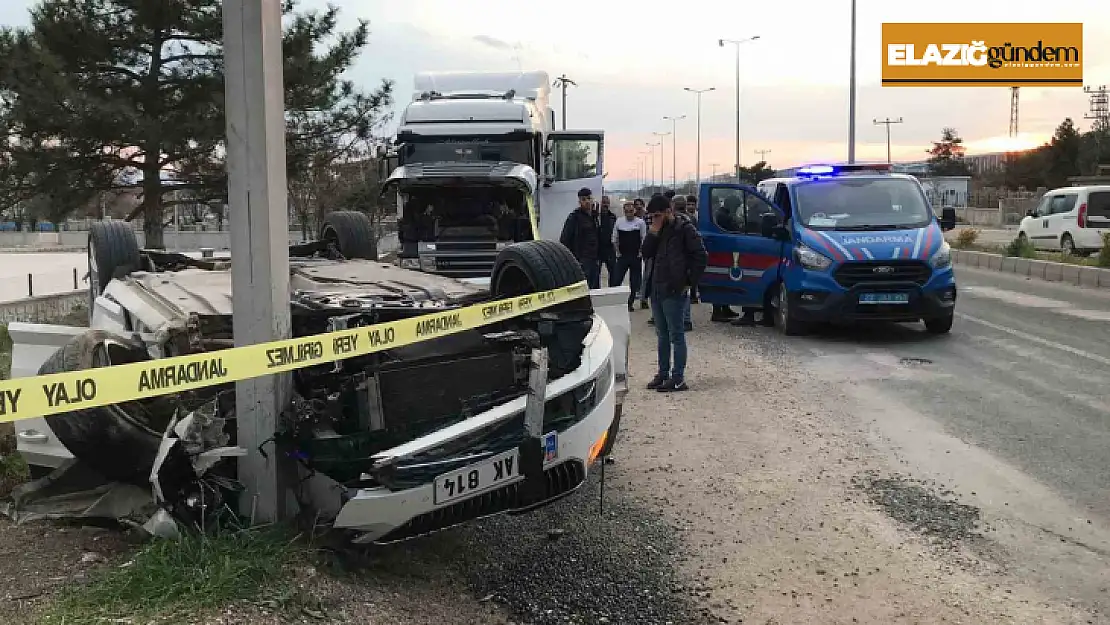 Elazığ'da trafik kazası: 5 yaralı