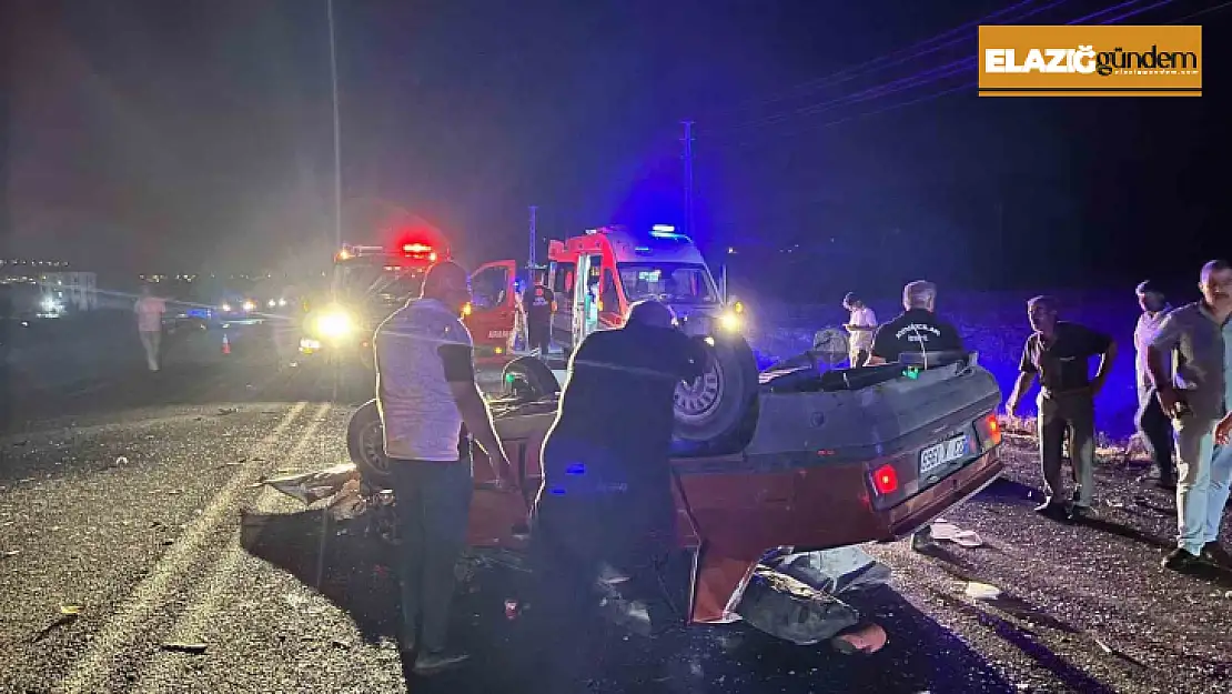 Elazığ'da trafik kazası: 5 yaralı