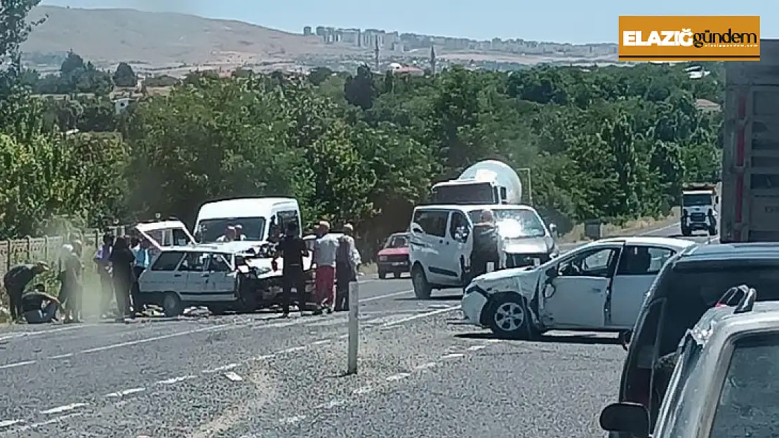 Elazığ'da trafik kazası: 6 yaralı