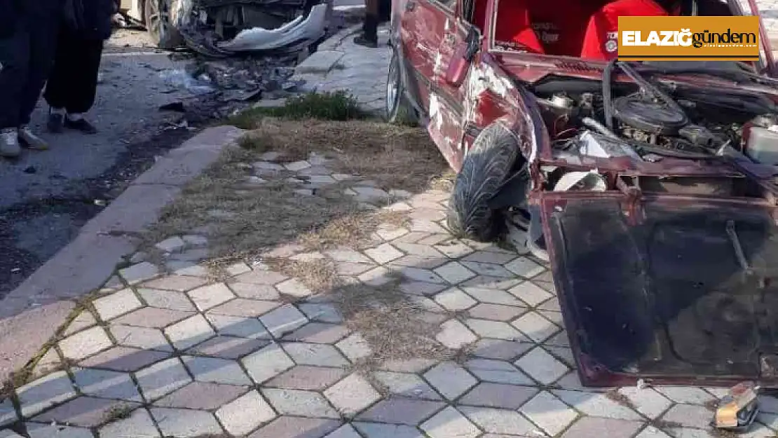 Elazığ'da trafik kazası:2 yaralı