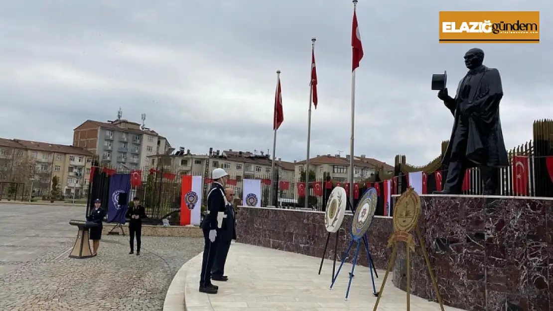 Elazığ'da Türk Polis Teşkilatı'nın 177. kuruluş yıl dönümü etkinlikleri