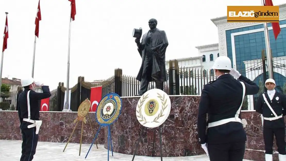 Elazığ'da Türk Polis Teşkilatının 178'inci kuruluş yıl dönümü kutlandı