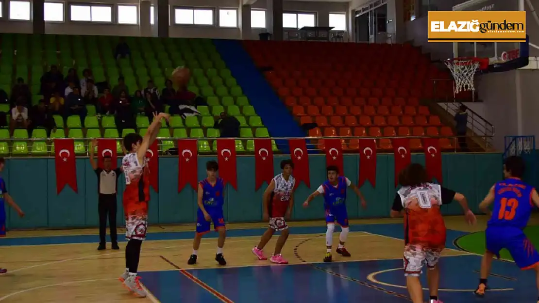 Elazığ'da U16 Basketbol Yerel Lig müsabakaları başladı