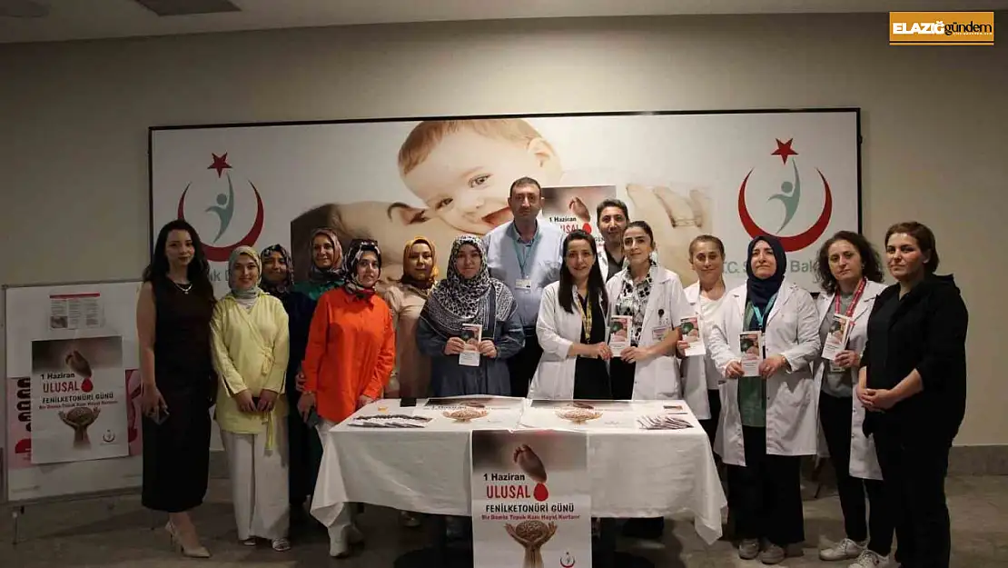 Elazığ'da Ulusal Fenilketonüri Günü Neonatal Tarama etkinliği