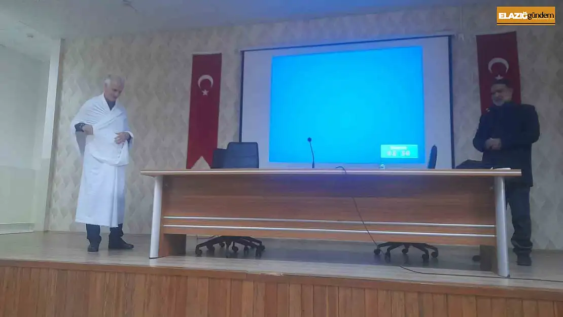 Elazığ'da umre semineri düzenlendi