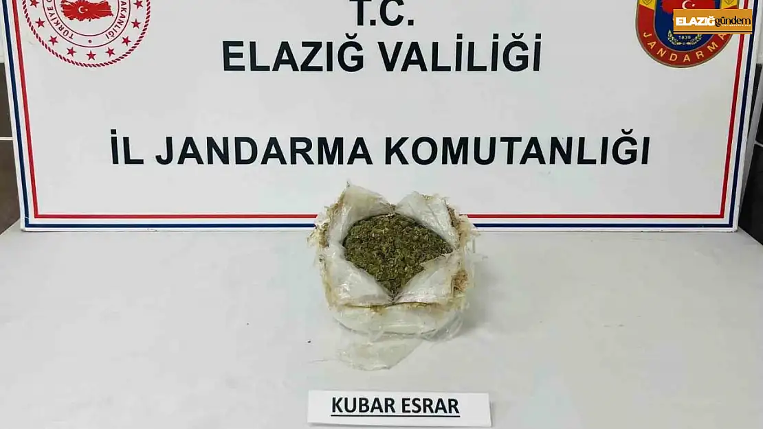 Elazığ'da uyuşturucu ele geçirildi: 1 gözaltı