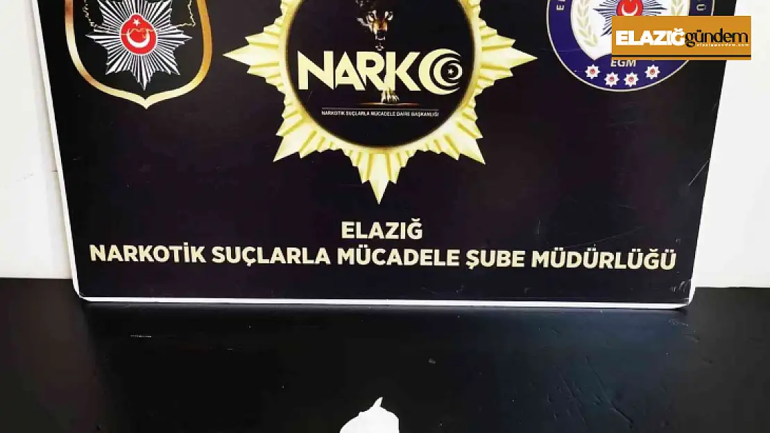 Elazığ'da uyuşturucu madde operasyonu: 2 tutuklama