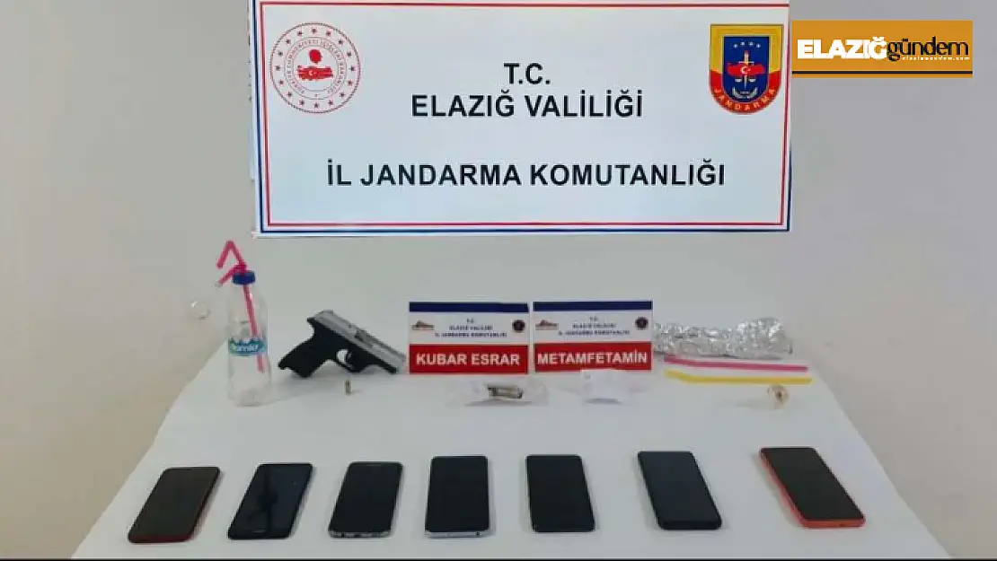 Elazığ'da uyuşturucu operasyonu: 6 gözaltı