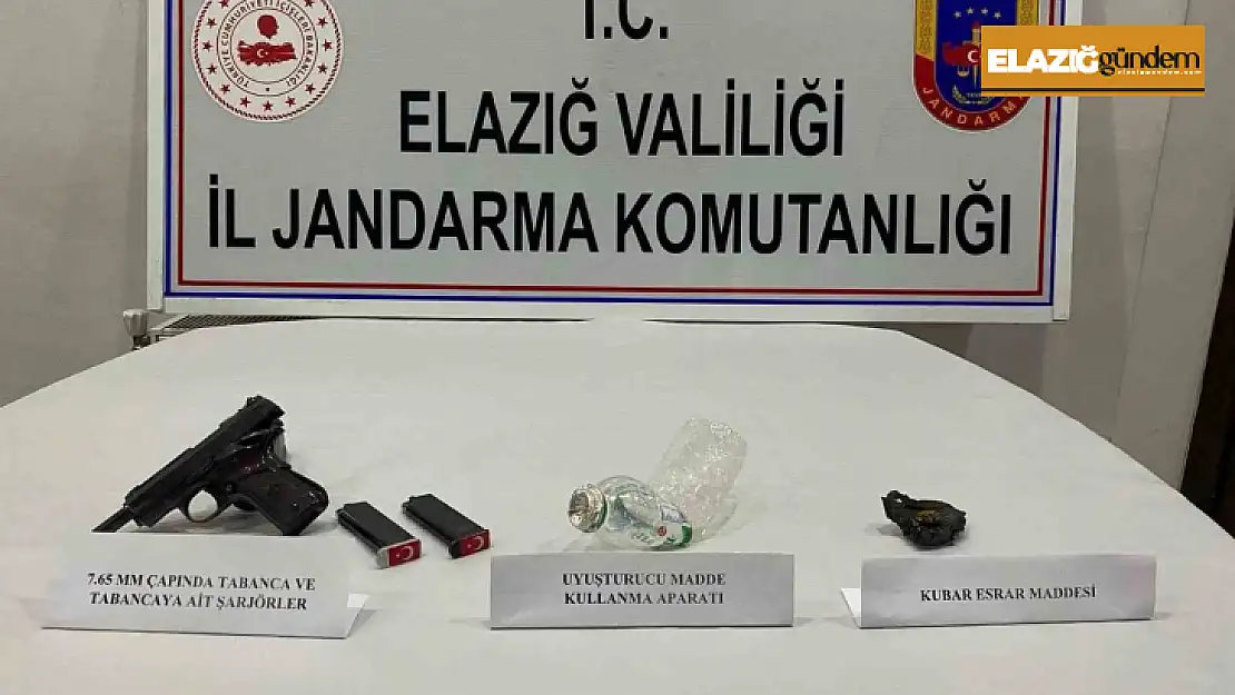 Elazığ'da uyuşturucu operasyonu: 2 gözaltı