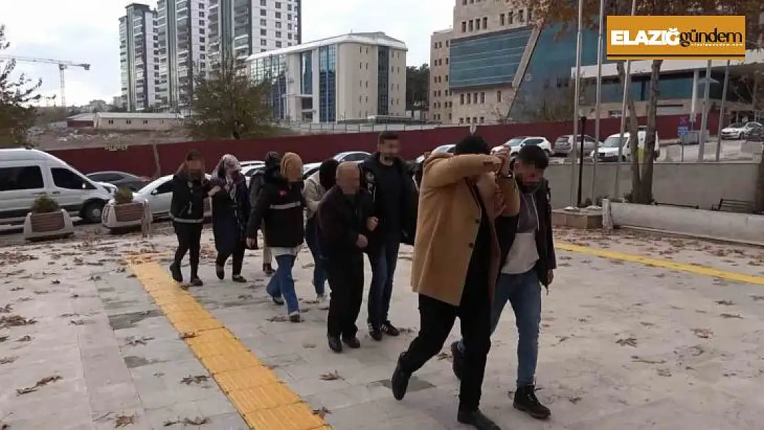 Elazığ'da uyuşturucu operasyonu: 7 gözaltı