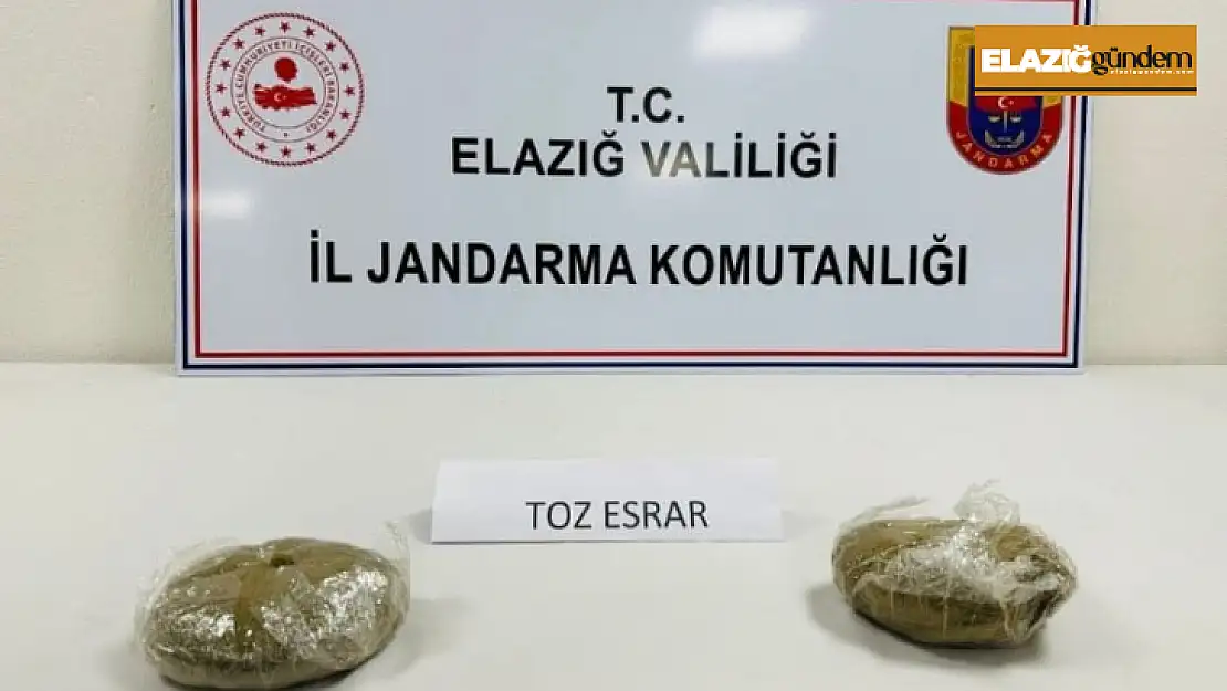 Elazığ'da uyuşturucu operasyonu