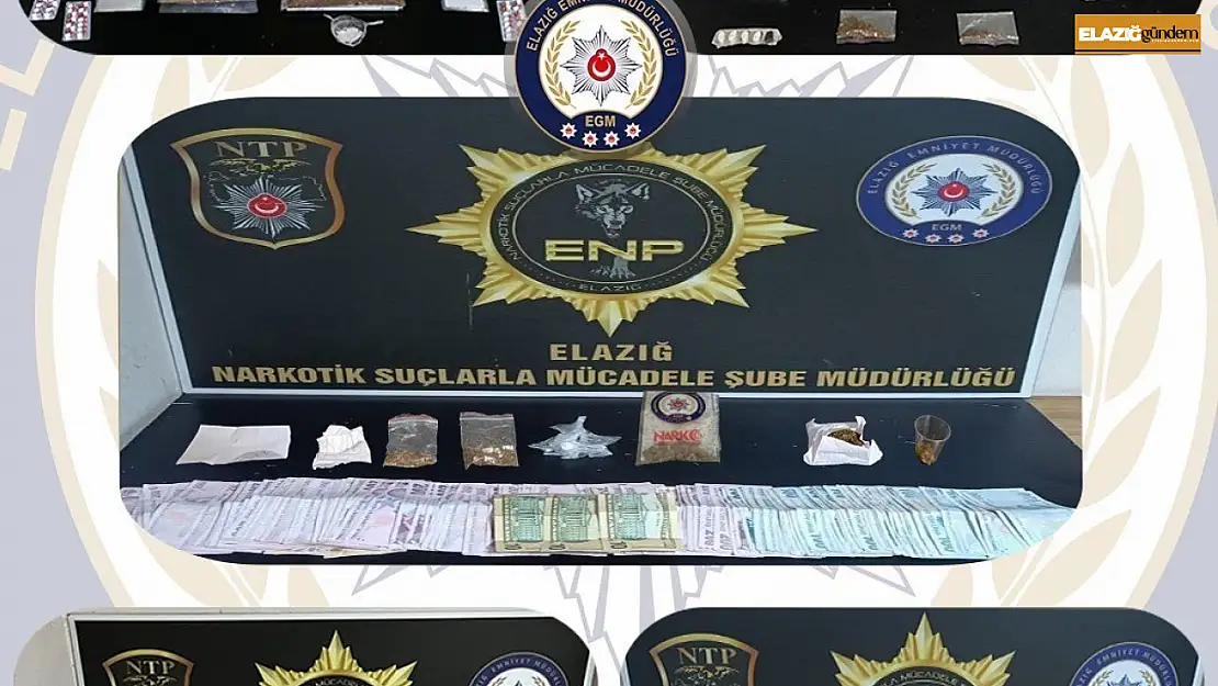 Elazığ'da uyuşturucu operasyonu: 11 tutuklama