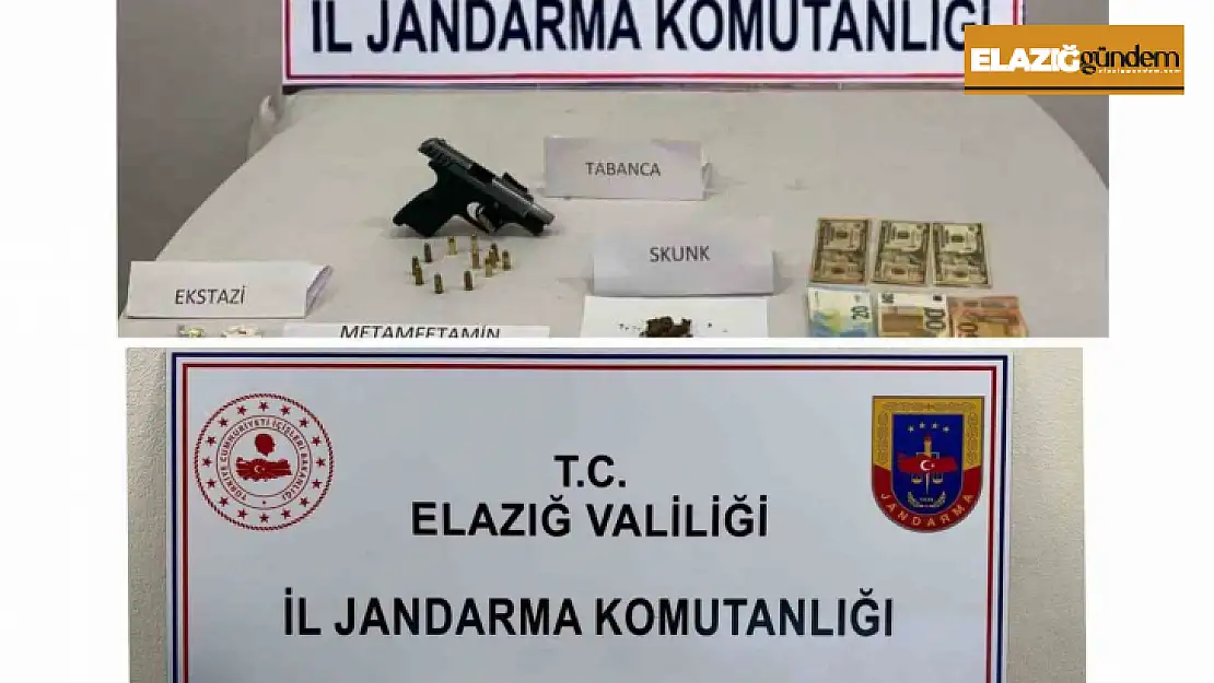 Elazığ'da uyuşturucu taciri 3 şüpheli yakalandı