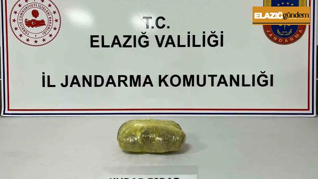 Elazığ'da uyuşturucu taciri yakalandı