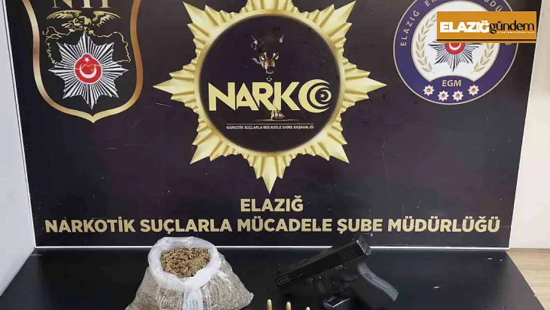 Elazığ'da uyuşturucuyla mücadele sürüyor: 2 gözaltı