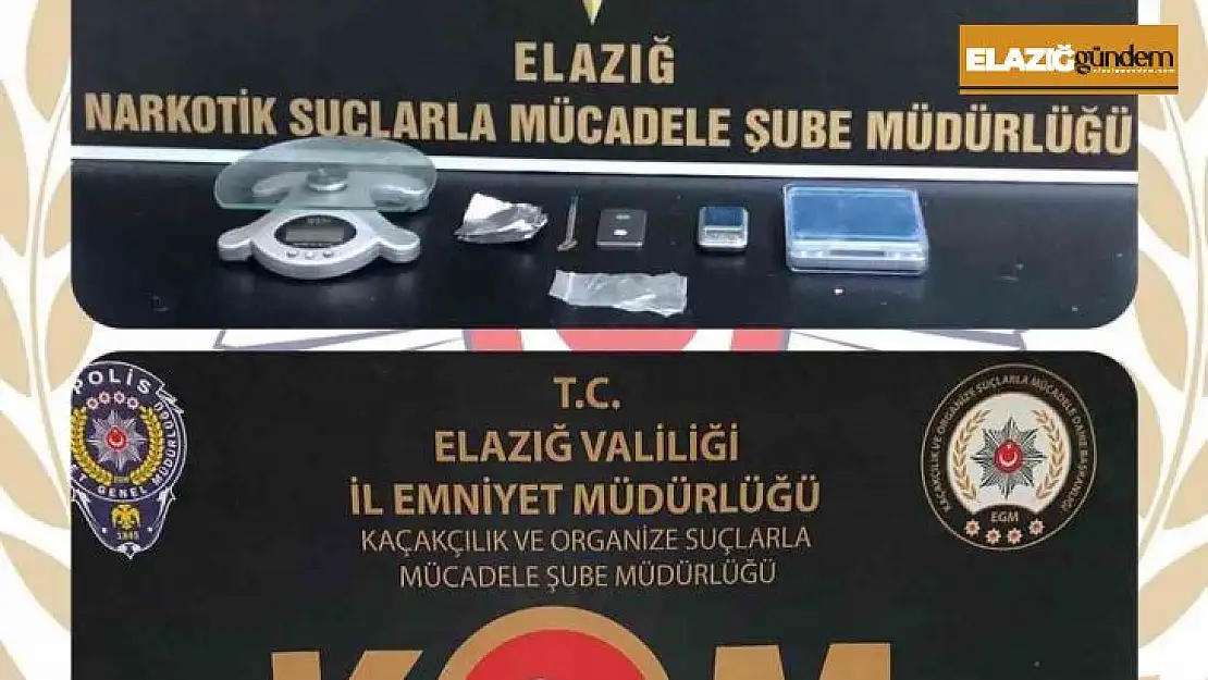 Elazığ'da uyuşturucuyla mücadele: 4 tutuklama