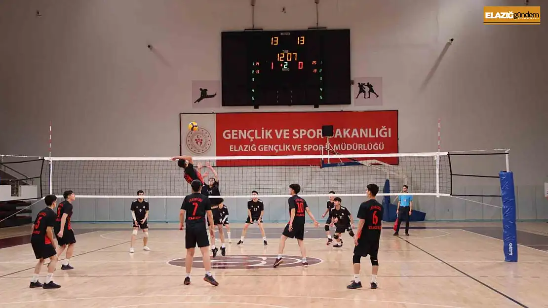 Elazığ'da voleybol müsabakaları sona erdi