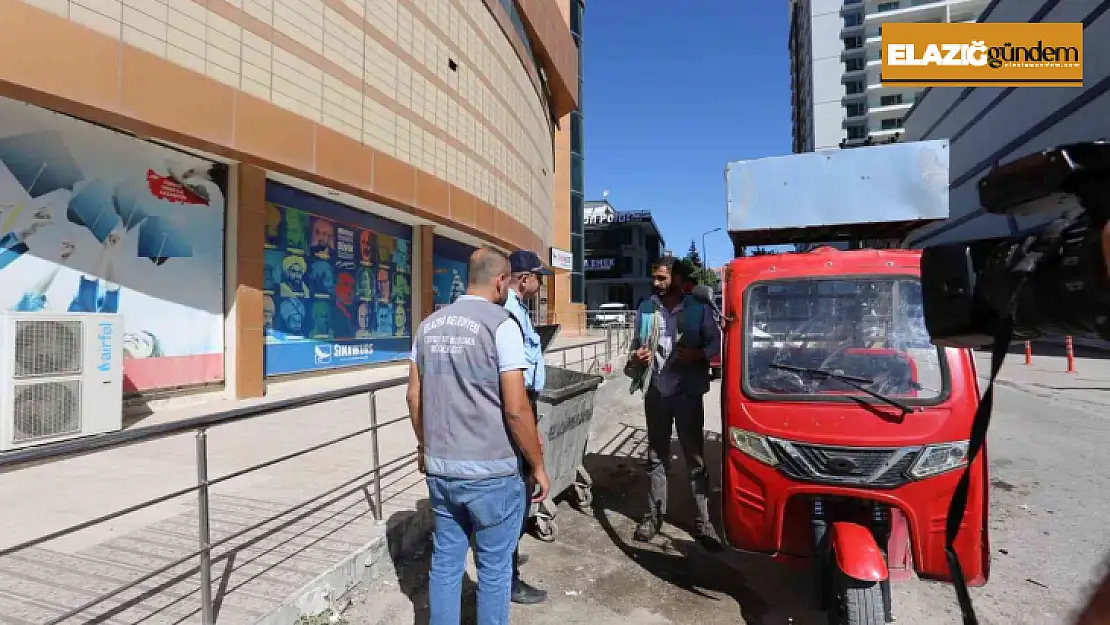 Elazığ'da yelek ve yaka kartı olmayan toplayıcılara yaptırım uygulanacak