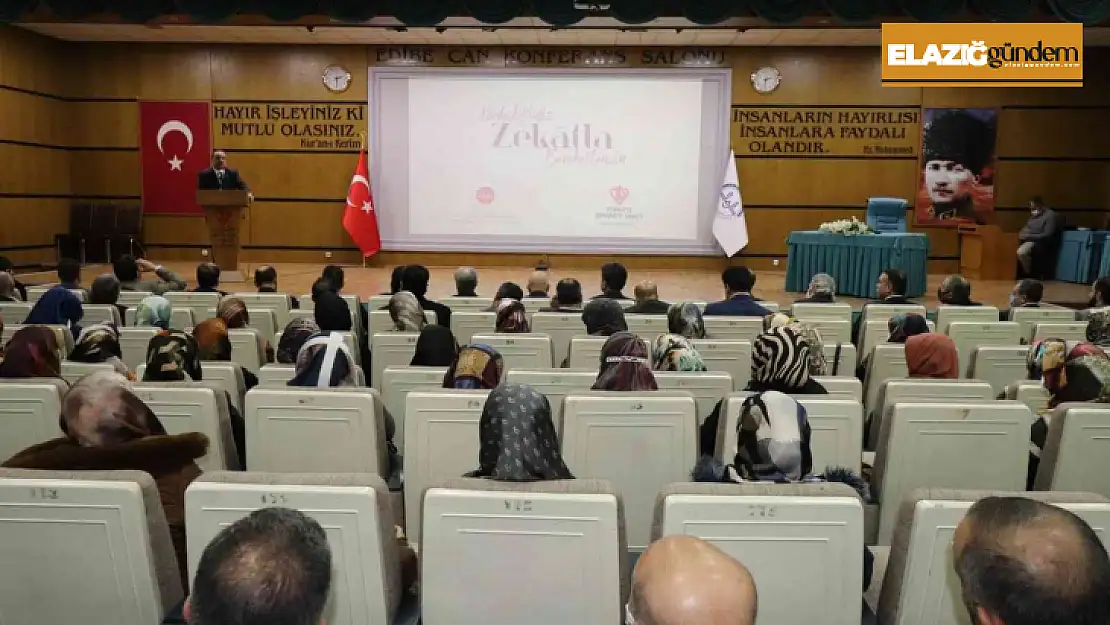 Elazığ'da zekat bilgilendirme toplantısı düzenlendi