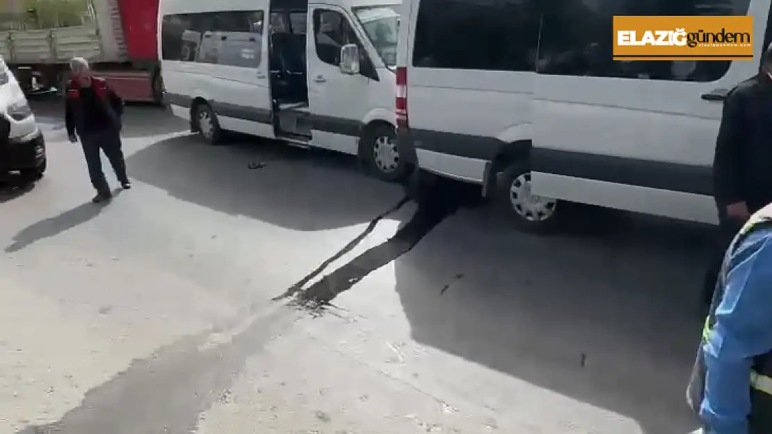 Elazığ'da zincirleme trafik kazası: 1 yaralı