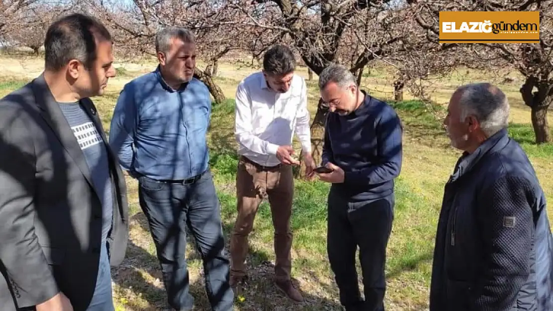 Baskil'de zirai don nedeniyle hasar tespit çalışması yapıldı