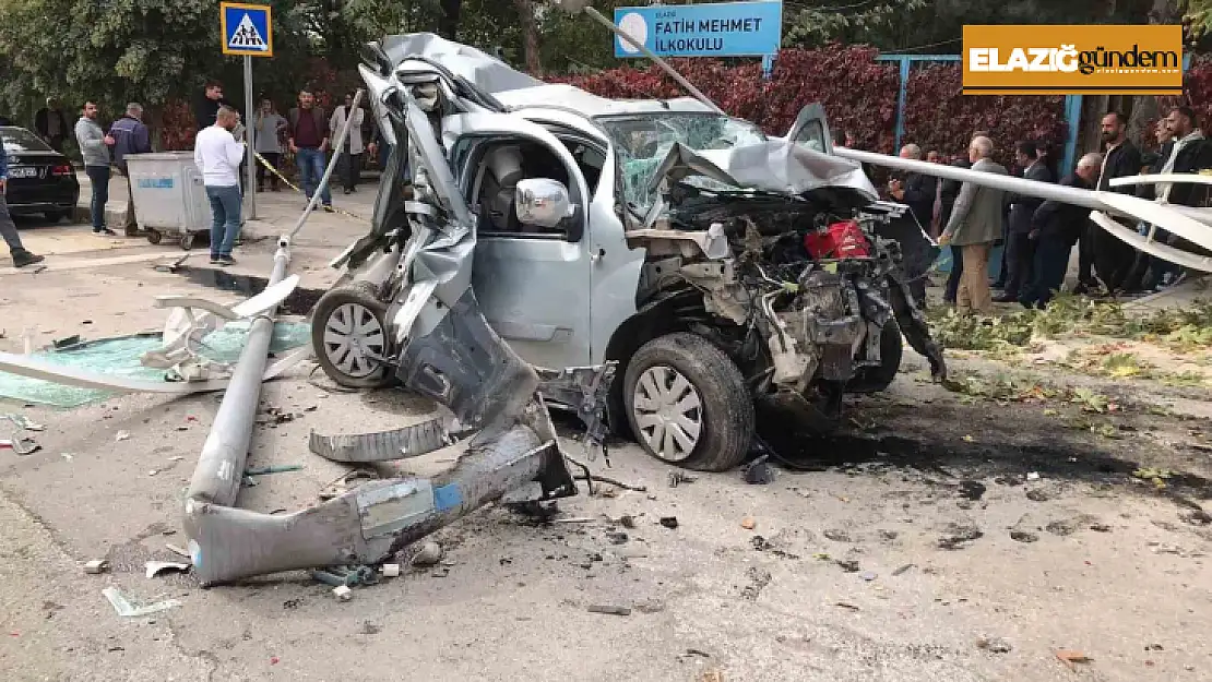 Elazığ'daki feci kazadan kötü haber geldi: 1 ölü