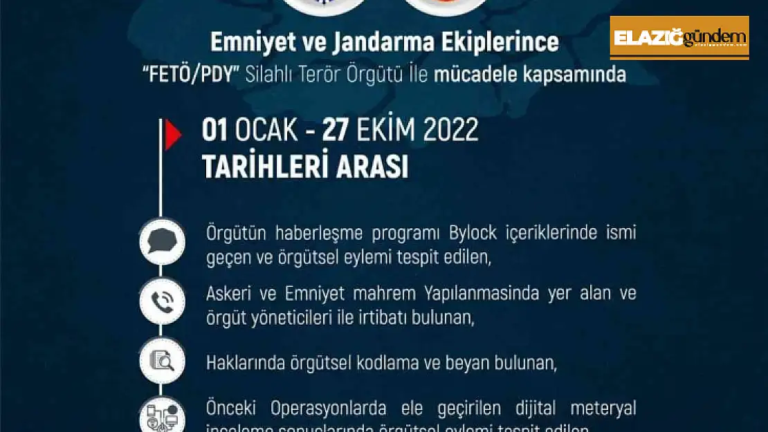 Elazığ'daki FETÖ ve PKK ile mücadele çalışmaları paylaşıldı