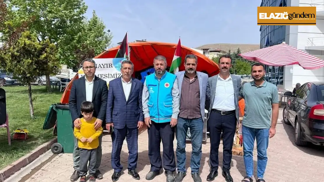 Elazığ'daki kampanyada elde edilen 263 bin lira Filistin'e gönderildi