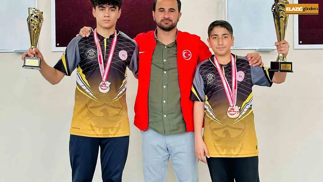Elazığ dartta tarih yazdı: 6 madalya, 2 kupa