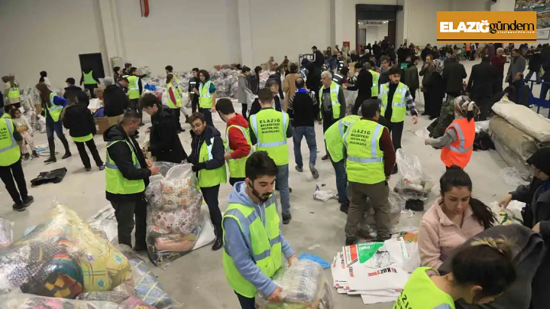 Elazığ, depremzedeler için tek yürek oldu