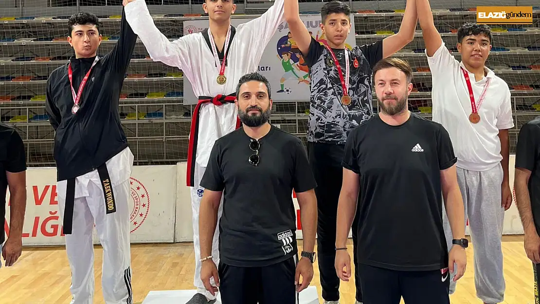 Elazığ erkek takımı taekwondoda şampiyon oldu
