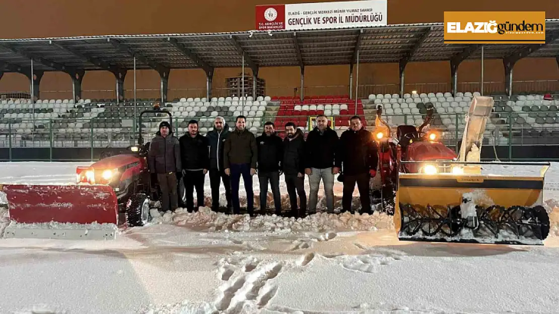 Elazığ GSB, stadyumları maça yetiştirmeye çalışıyor