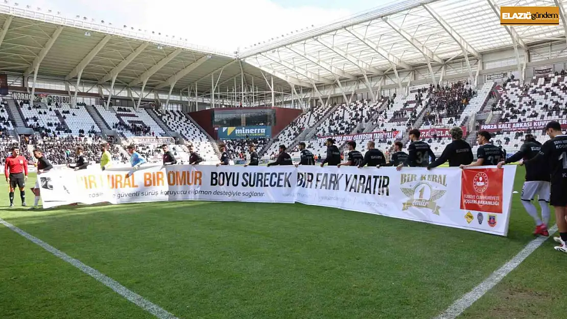 Elazığ İl Emniyet Müdürlüğünden 'bir kural bir ömür' farkındalık etkinliği