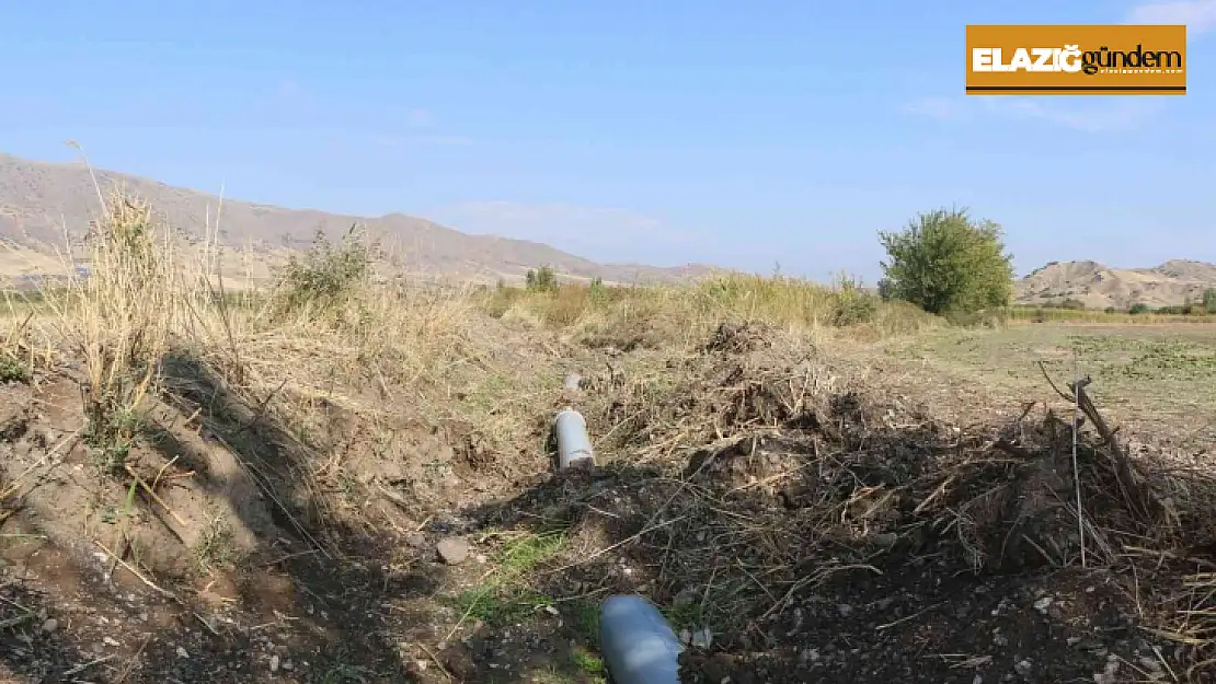 Elazığ İl Özel İdaresi yeni sulama projesini hayata geçirdi