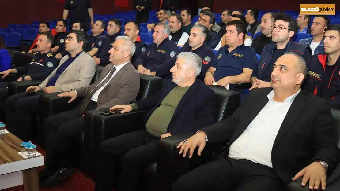 Elazığ itfaiyesi eğitimlerini sürdürüyor