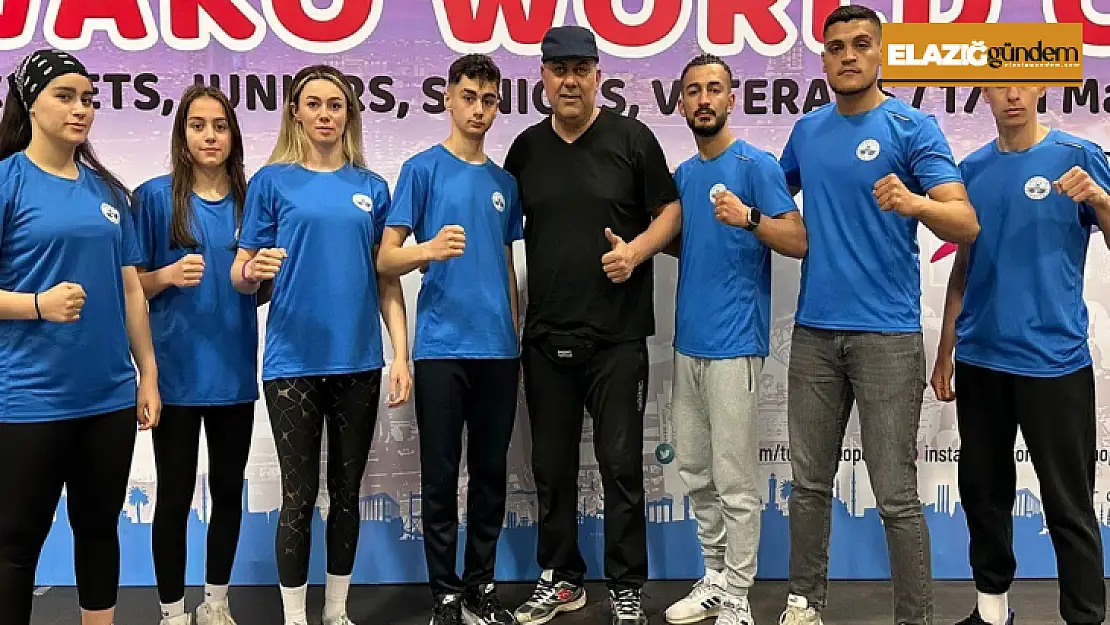 Elazığ, kick boksta 10 madalya aldı