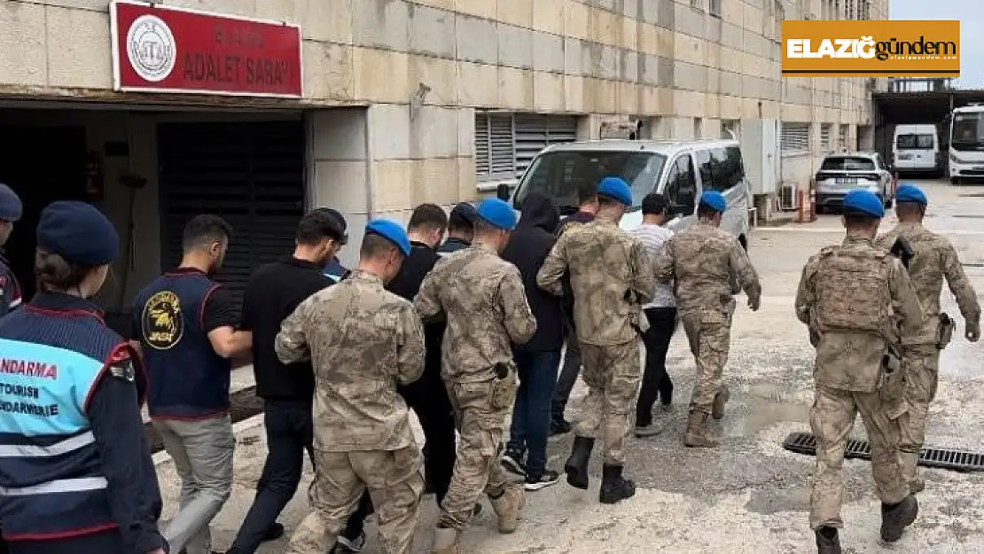 Elazığ merkezli 5 ilde dolandırıcılık ve hırsızlık operasyonu: 12 gözaltı