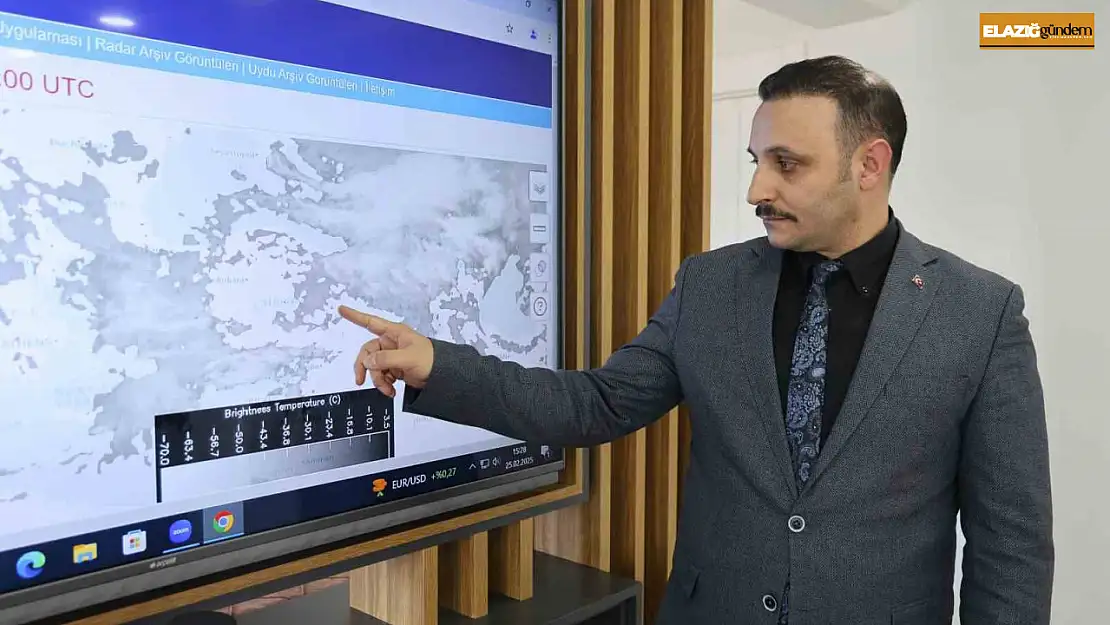 Elazığ Meteoroloji Teknik Şube Müdürü Öztürk: ''Hava sıcaklıkları perşembe itibarıyla mevsim normallerine dönecek''