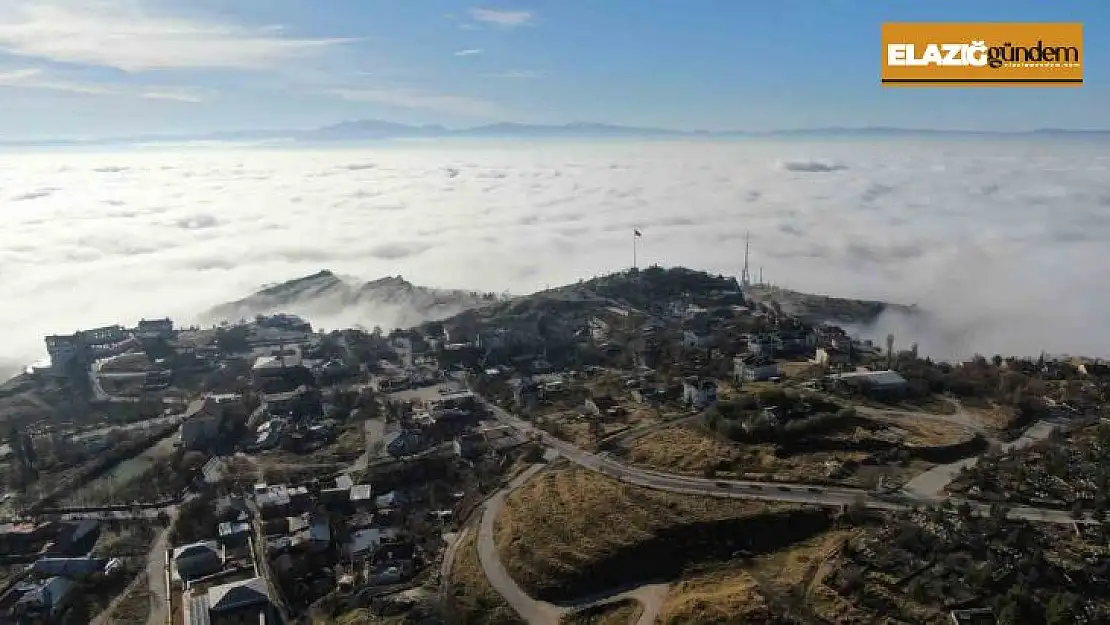 Elazığ sis denizinde kayboldu, ortaya eşsiz görüntüler çıktı