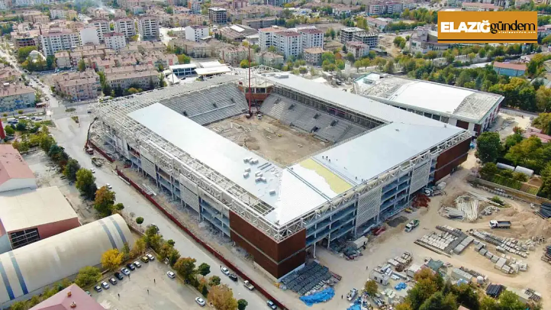 Elazığ Stadyumu'nda çalışmalar yeniden başladı